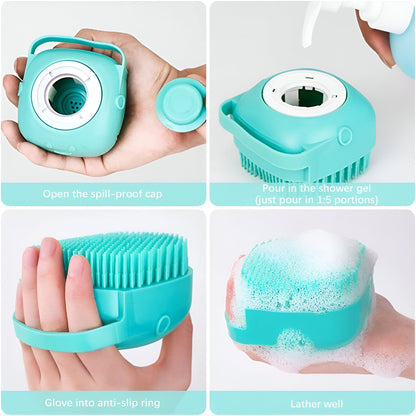PawScrub™ – Silicone Bath Brush for Pets
