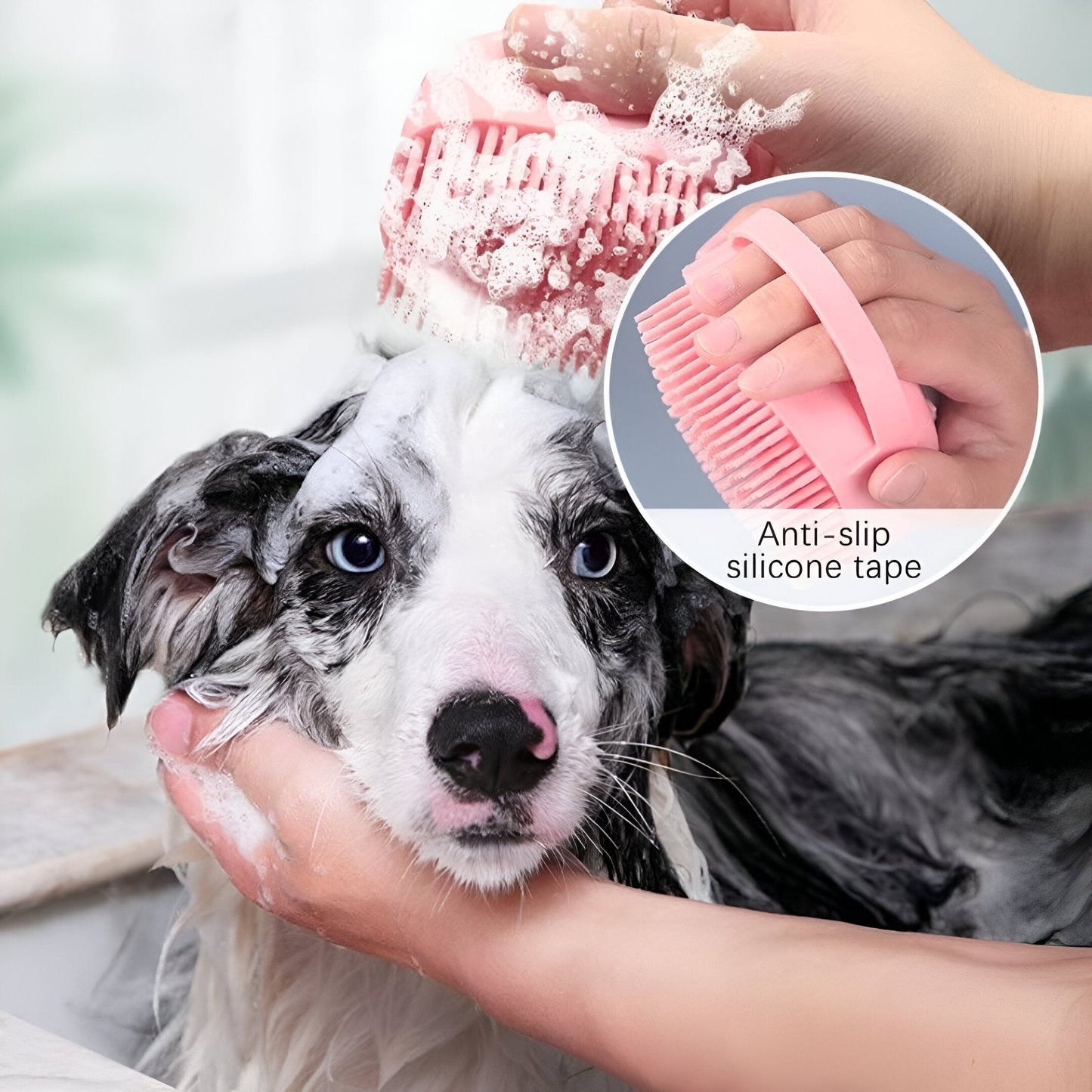 PawScrub™ – Silicone Bath Brush for Pets