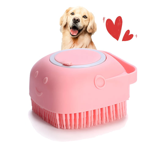 PawScrub™ – Silicone Bath Brush for Pets