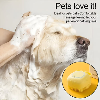 PawScrub™ – Silicone Bath Brush for Pets