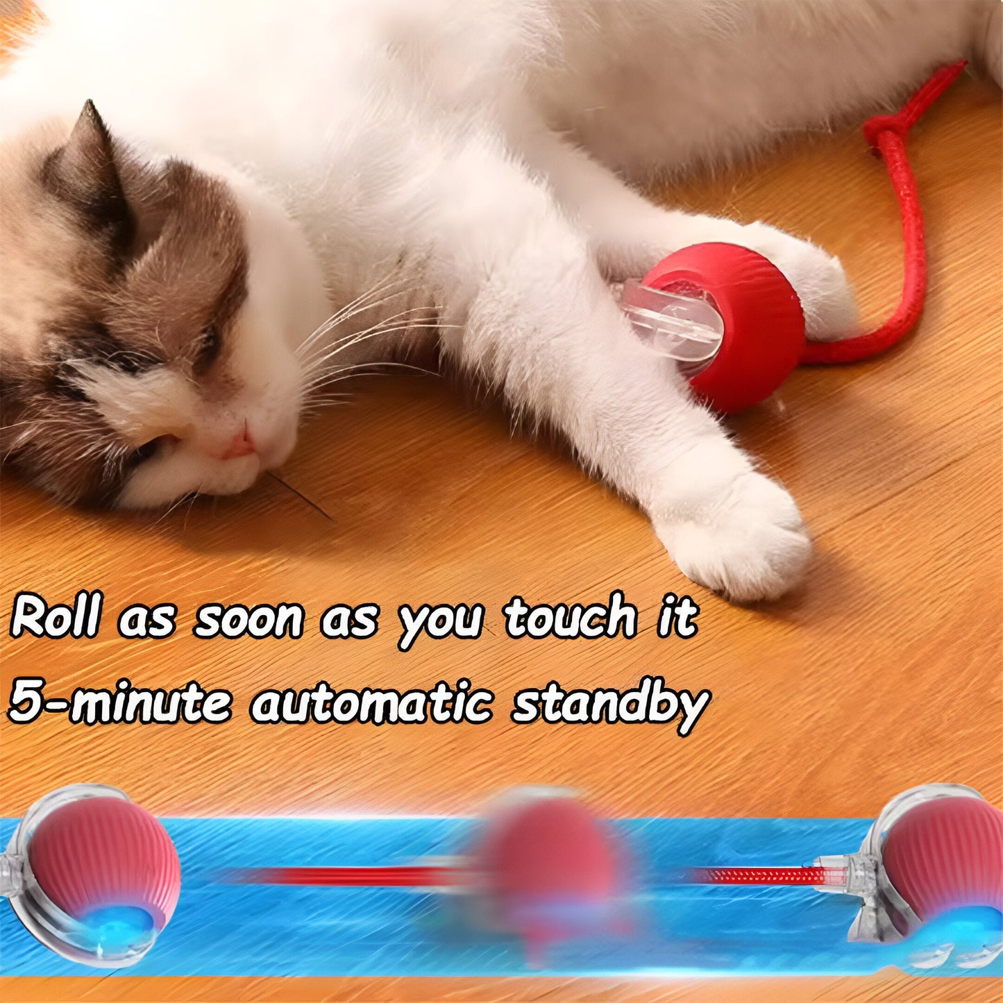 ChaseMate™ – Motion-Activated Cat Toy