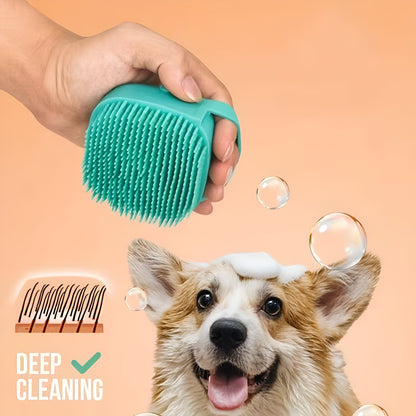 PawScrub™ – Silicone Bath Brush for Pets
