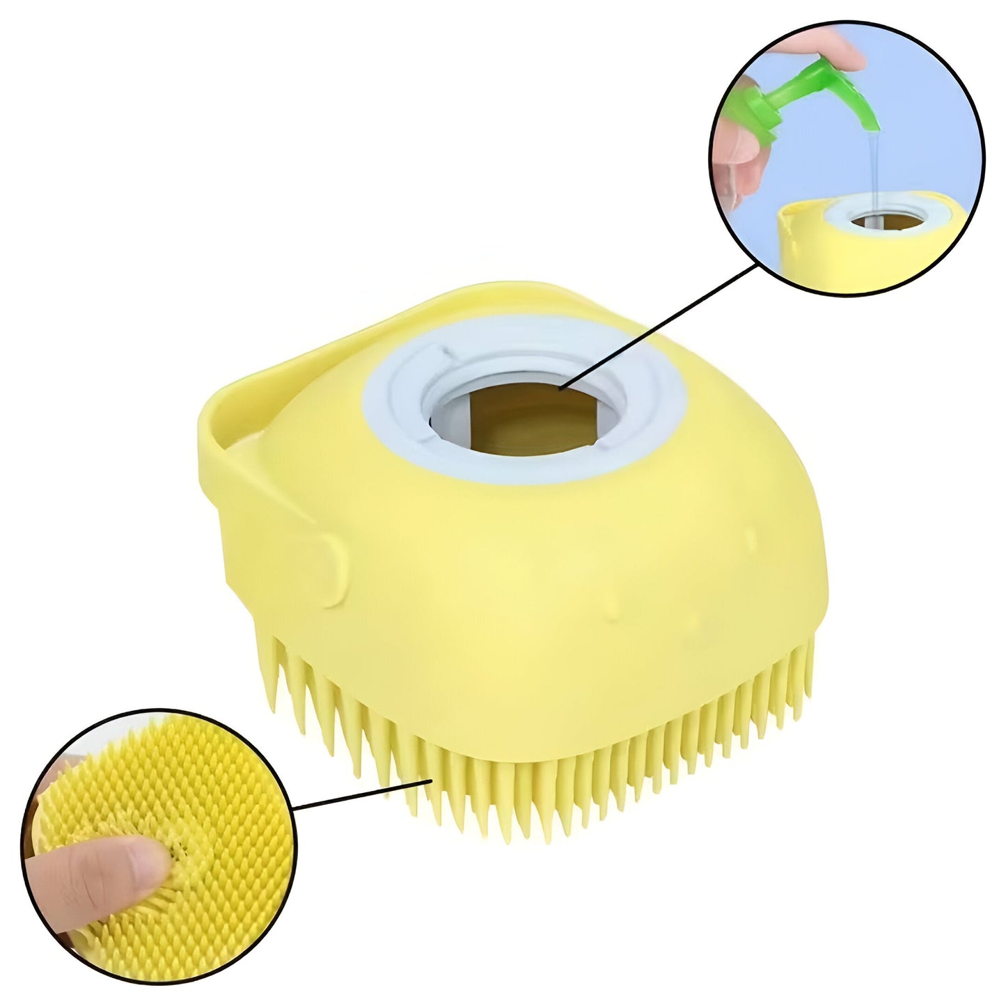 PawScrub™ – Silicone Bath Brush for Pets